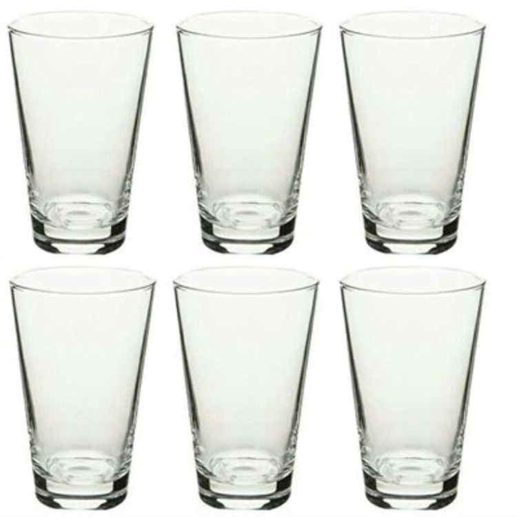 لیوان لومینارک شتلند اصلی حک شده ساخت امارات بسته 6 عددی سری گلد فرنس F2565E LUMINARC SHETLAND