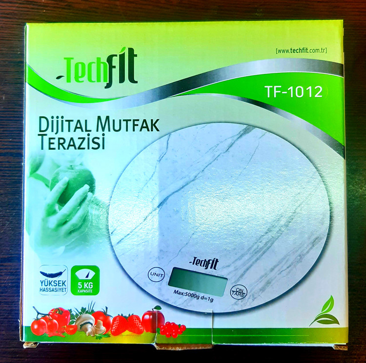 ترازو آشپزخانه TECHFIT لمسی مدل TF-1012