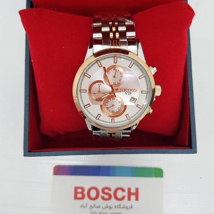 ساعت مچی سیکو رزگلد مردانه ژاپن به همراه جعبه و باطری اضافه 2363 G