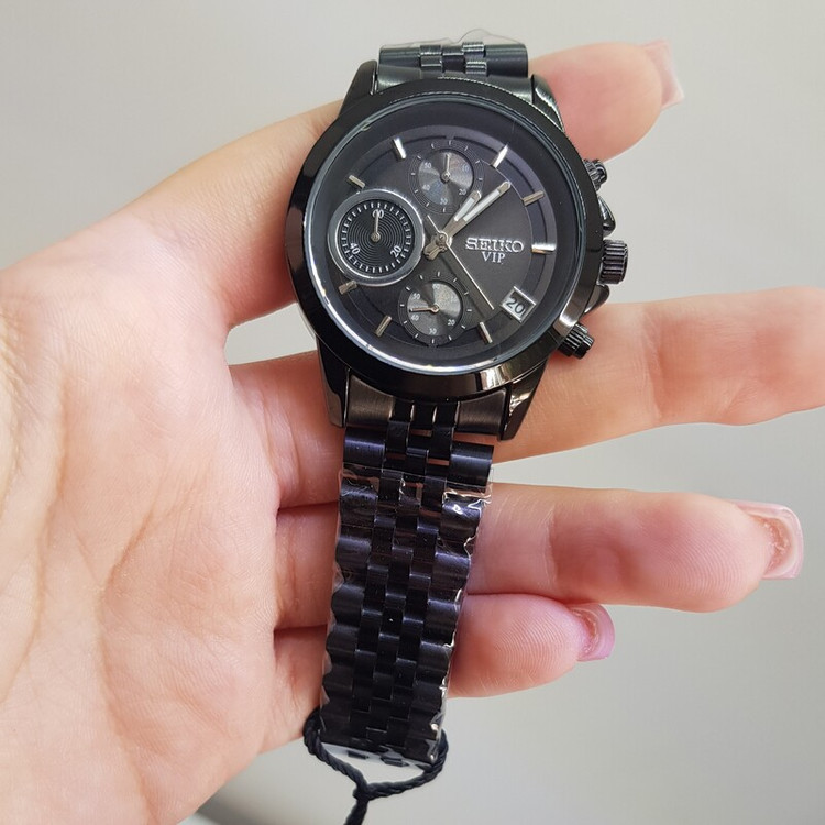 ساعت سیکو ژاپن مشکی زنانه به همراه باطری و جعبه 2363 G