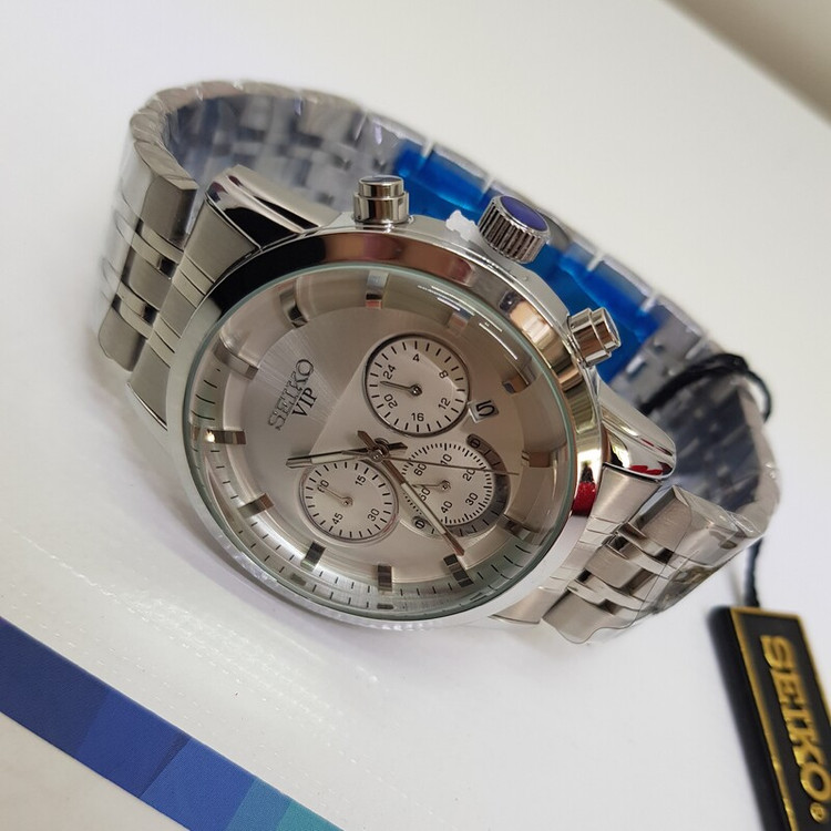 ساعت سیکو ژاپن نقره ای مردانه به همراه جعبه و باطری اضافه 2363 G