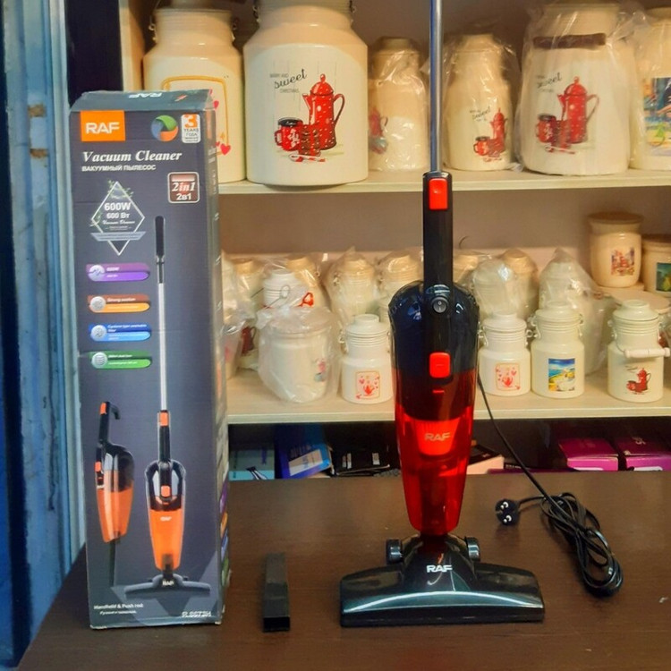 جارو برقی عصایی پرتابل راف 600 وات مدل 8673