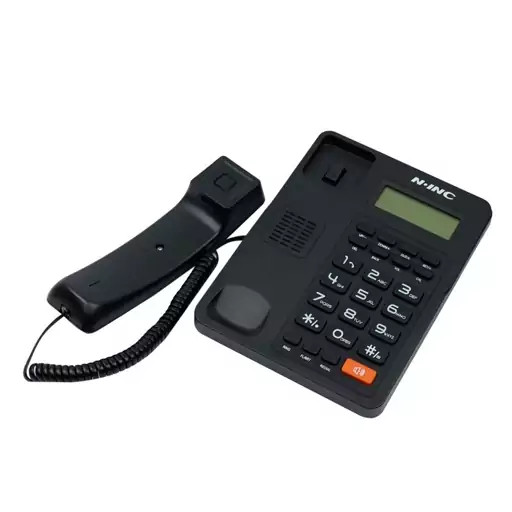 تلفن رومیزی سیمی 8204 کالر ای دی _ نو رنگ مشکی