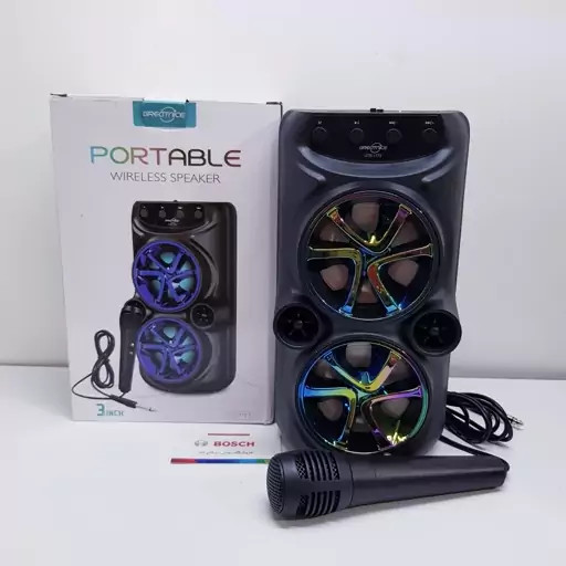 سپیکر 3 اینچ مدل1773 Portable به همراه میکروفون