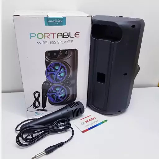 سپیکر 3 اینچ مدل1773 Portable به همراه میکروفون