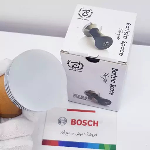 تمپر دسته چوبی باریستا اسپیس سایز 51 ارتفاع 9.5 و قطر کف 5.3