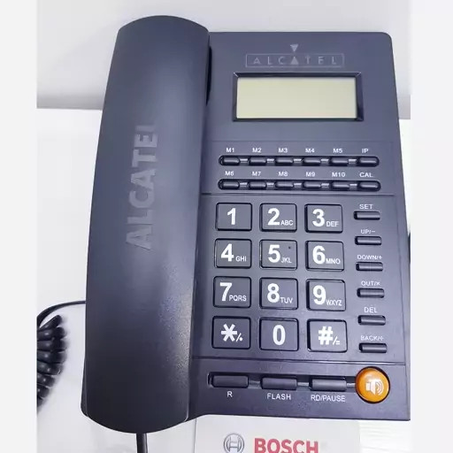 گوشی تلفن ثابت رنگ مشکی کالر ای دی دار کیفیت عالی مدل Noise less 3