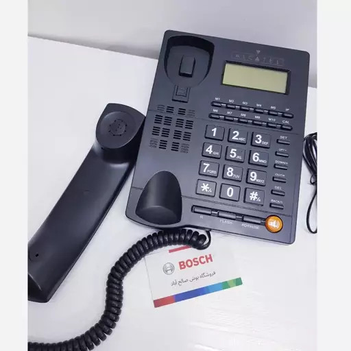 گوشی تلفن ثابت رنگ مشکی کالر ای دی دار کیفیت عالی مدل Noise less 3