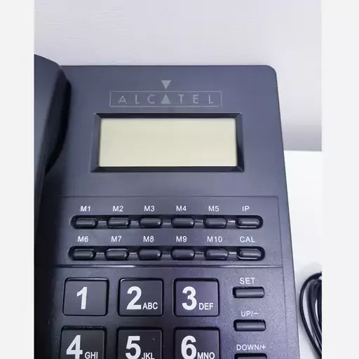 گوشی تلفن ثابت رنگ مشکی کالر ای دی دار کیفیت عالی مدل Noise less 3