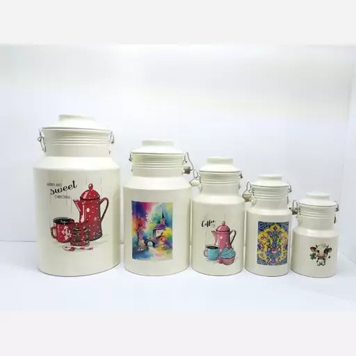 دبه روغن و شیر روحی بانکه ، سطل شیر 1 لیتری یکتا بوش مدل A010