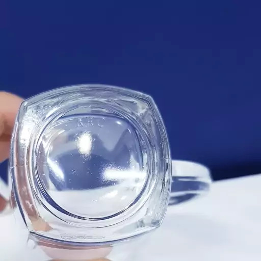 استکان لومینارک مدل استرلینگ اصلی حک شده دسته دار دست 6 عددی ساخت امارات LUMINARC STERLING سری گلد فرنس F2565E