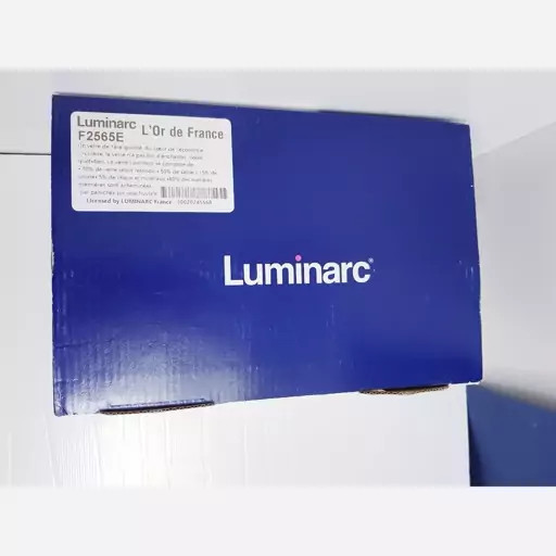 استکان لومینارک مدل استرلینگ اصلی حک شده دسته دار دست 6 عددی ساخت امارات LUMINARC STERLING سری گلد فرنس F2565E
