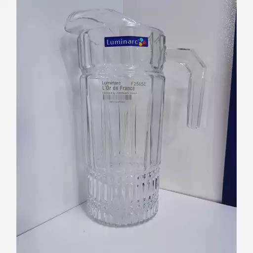 پارچ و لیوان لومینارک مدل الیزه اصلی 7 پارچه ساخت امارات سری گلد فرنس F2565E LUMINARC ELYSEES