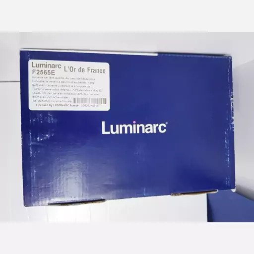 لیوان لومینارک مدل امپراطور اصلی ساخت امارات دست 6 عددی سری گلد فرنس F2565 LUMINARC IMPERATOR
