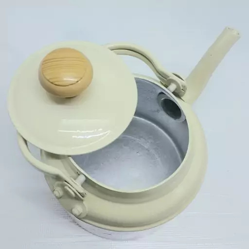 کتری روحی طرح دار نسوز 1 لیتری درجه 1 قطر 12 سانت