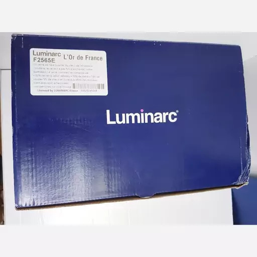 ماگ لیوان دسته دار لومینارک مدل ولت اصلی حک شده ساخت امارات بسته 6عددی سری گلد فرنس F2565E LUMINARC VOLETE