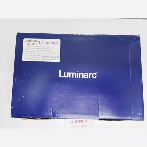 لیوان لومینارک مدل نیم لیوان استرلینگ اصلی ساخت امارات دست 6 عددی سری گلد فرنس F2565 LUMINARC STERLING