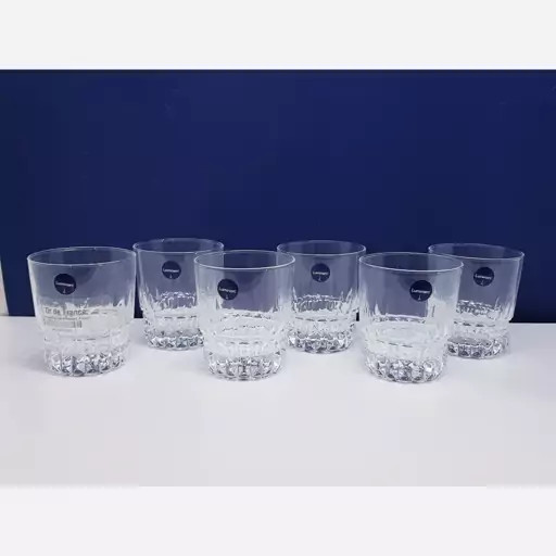 نیم لیوان لومینارک مدل امپراطور اصلی بسته 6 عددی LUMINARC IMPERATOR محصول امارات سری گلد فرنس F2565E