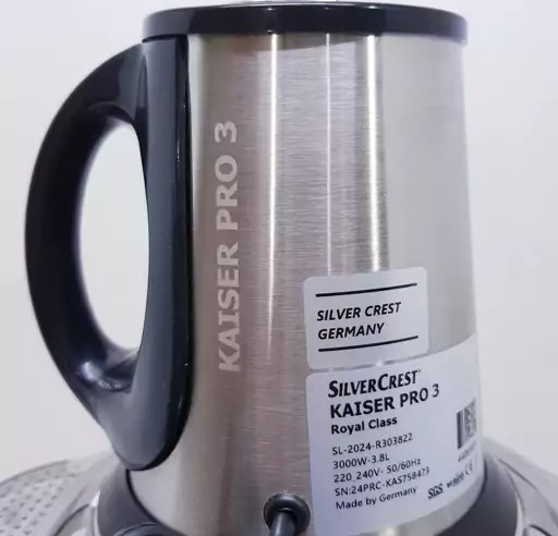 خردکن سیلورکرست کایزر پرو 3 اصلی آلمان 3000 وات دو تیغه 6 تایی تیتانیوم 3000 وات مدل KAISER PRO 3