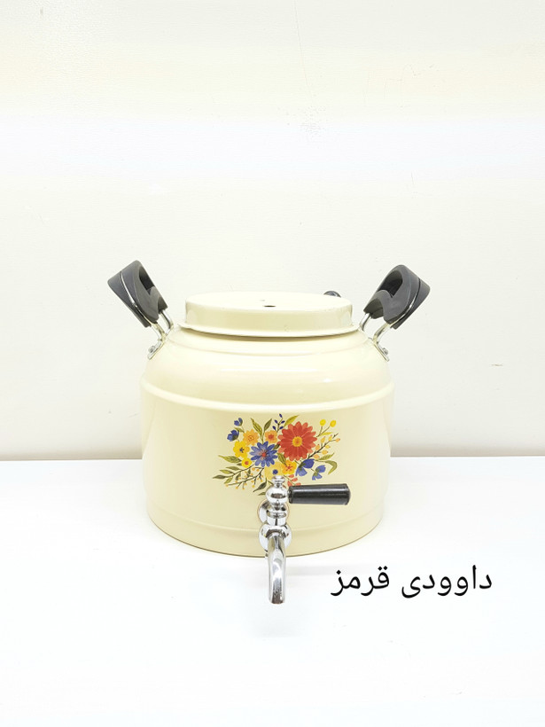 کتری شیردار یکتاباش روحی 4 لیتری طرح دار نگیر نسوز بدون قوری