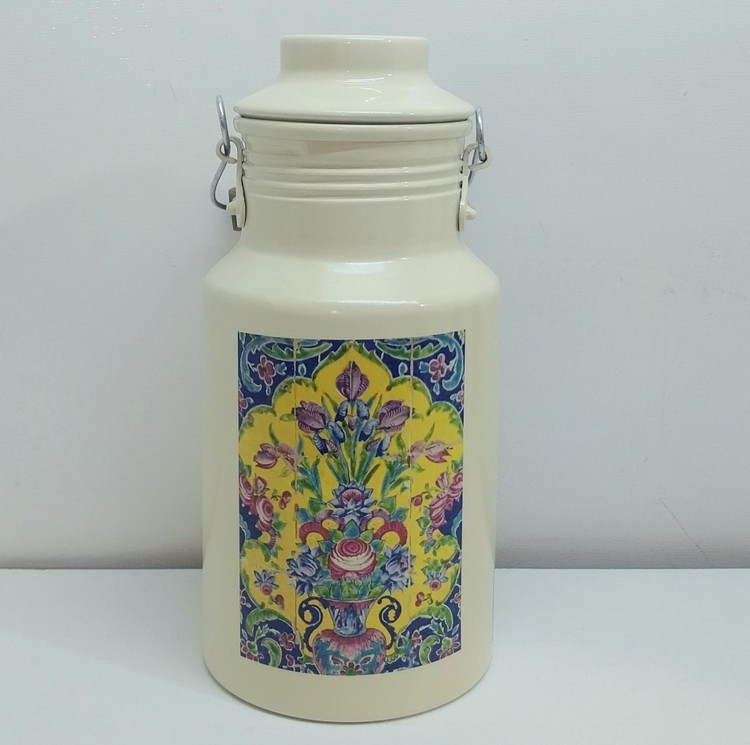 دبه روغن و شیر روحی بانکه سطل شیر 2 لیتری یکتاباش مدل A020